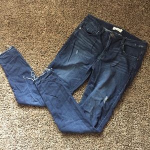 Boutique jeggings jeans distressed